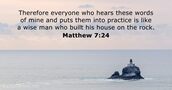 Matthew 7:24