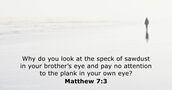 Matthew 7:3