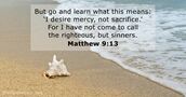 Matthew 9:13