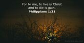 Philippians 1:21