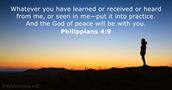 Philippians 4:9