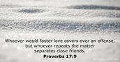 Proverbs 17:9