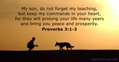 Proverbs 3:1-2