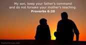 Proverbs 6:20