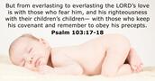 Psalm 103:17-18