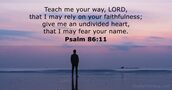 Psalm 86:11