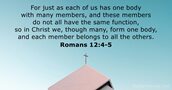Romans 12:4-5