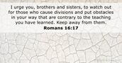 Romans 16:17