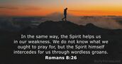 Romans 8:26