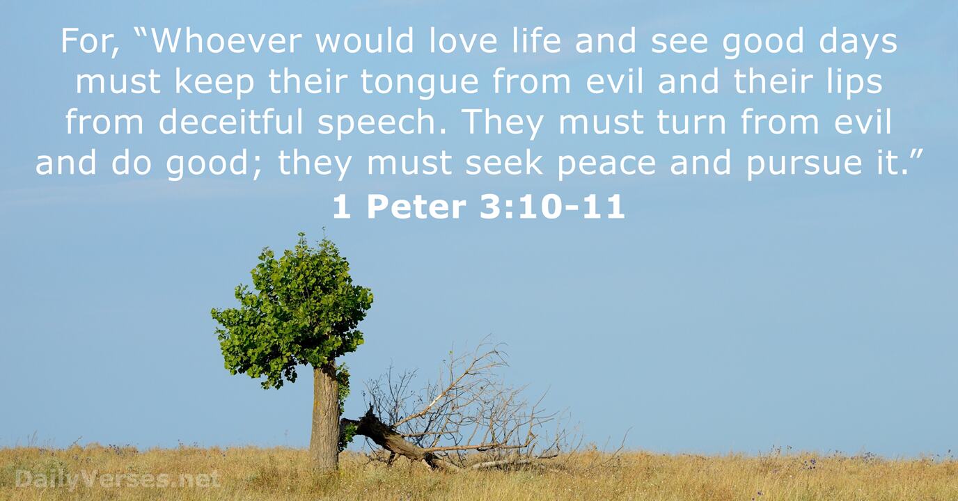 1 Peter 3 10 11 Bible Verse DailyVerses