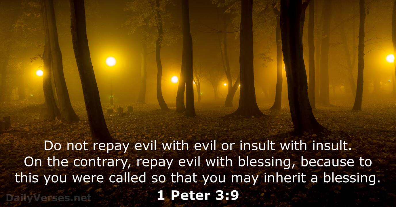 1 Peter 3 9 Bible Verse DailyVerses