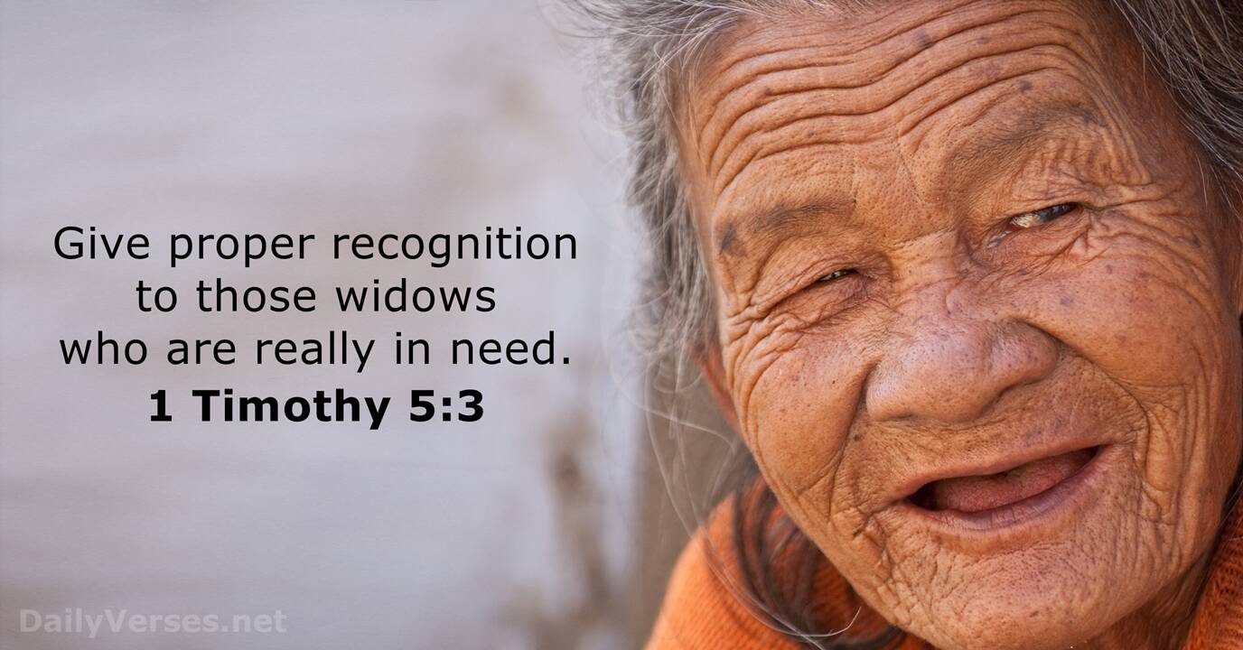 scripture on widows and orphans