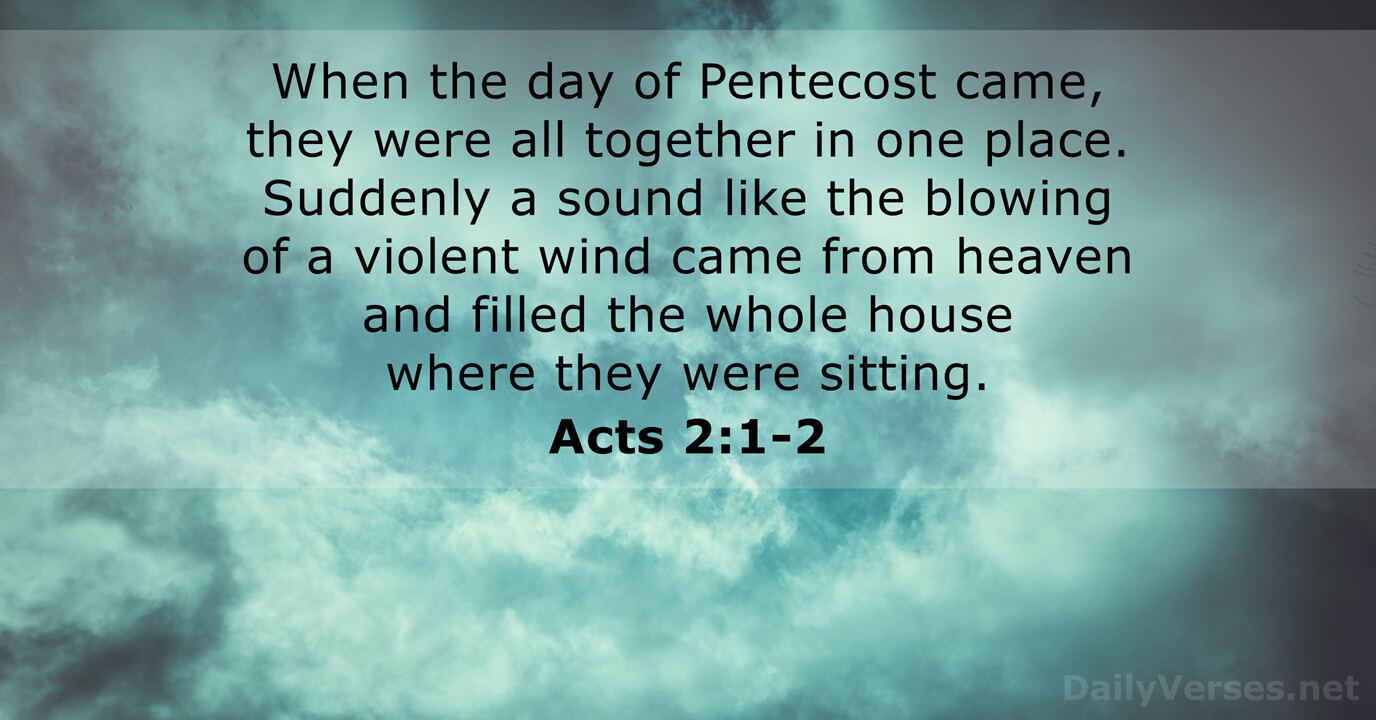 9 Bible Verses about Pentecost - DailyVerses.net
