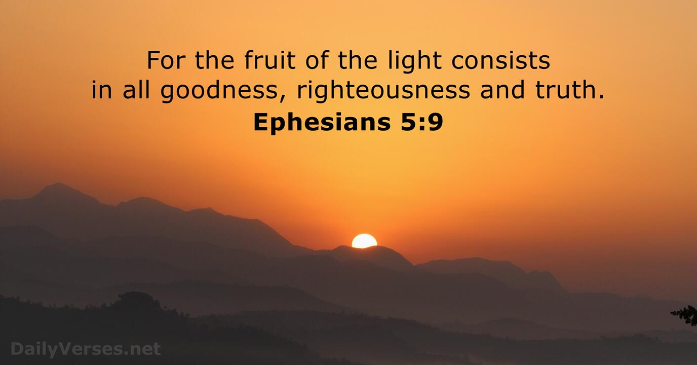 ephesians 5 8 9