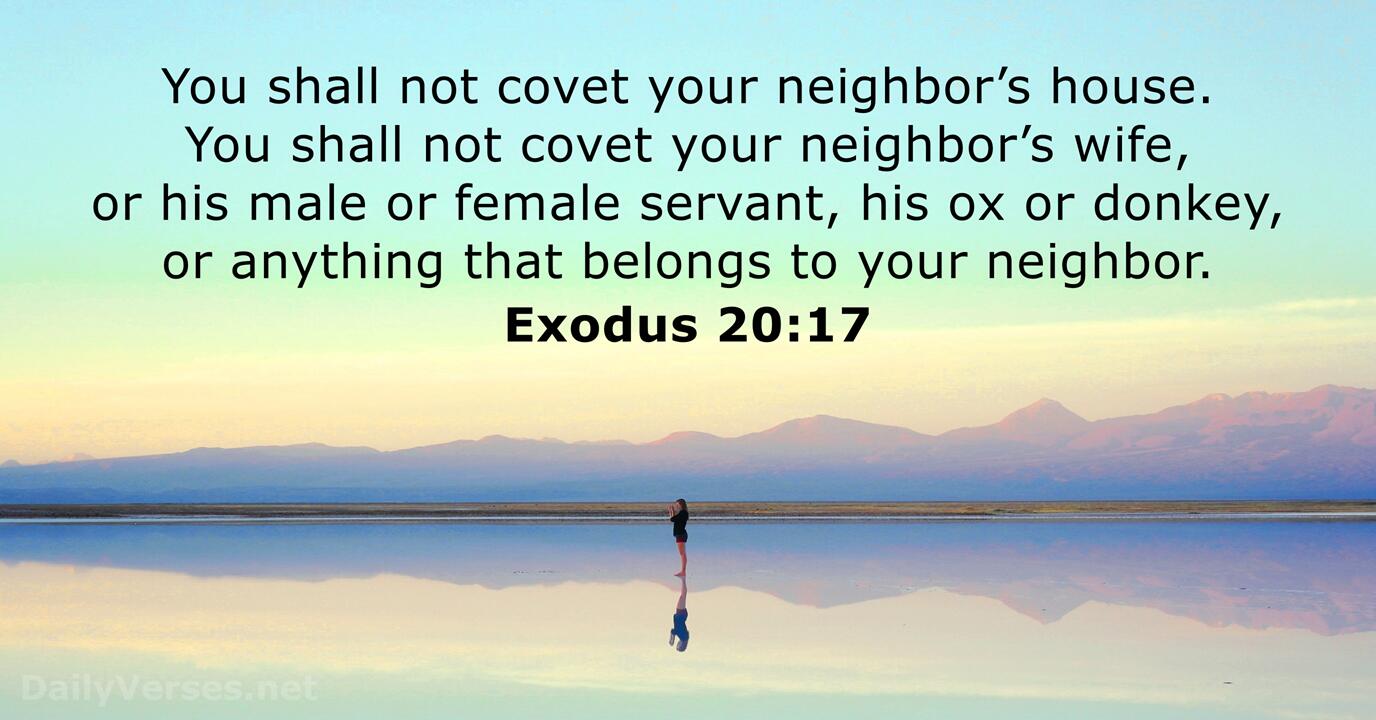 May 12 2022 Bible Verse Of The Day Exodus 20 17 DailyVerses
