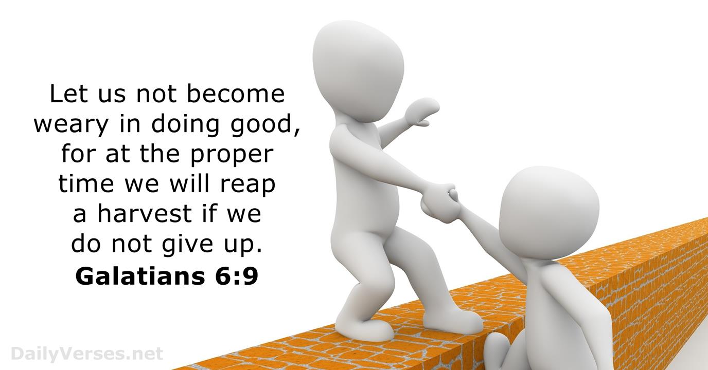 Galatians 6 9 Bible Verse DailyVerses