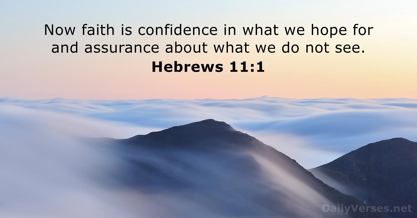 Hebrews 1111 Bible Verse Of The Day Dailyversesnet