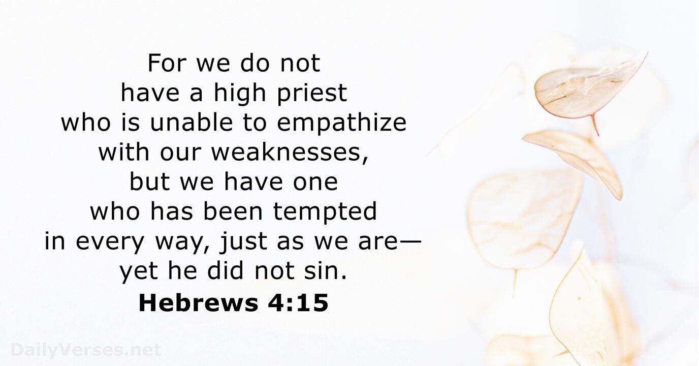 Hebrews 4 15 Bible Verse DailyVerses