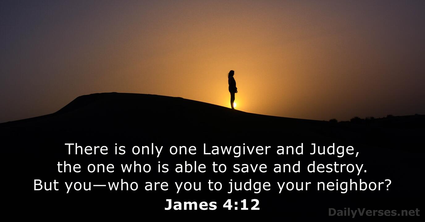 August 22, 2022 Bible verse of the day James 412