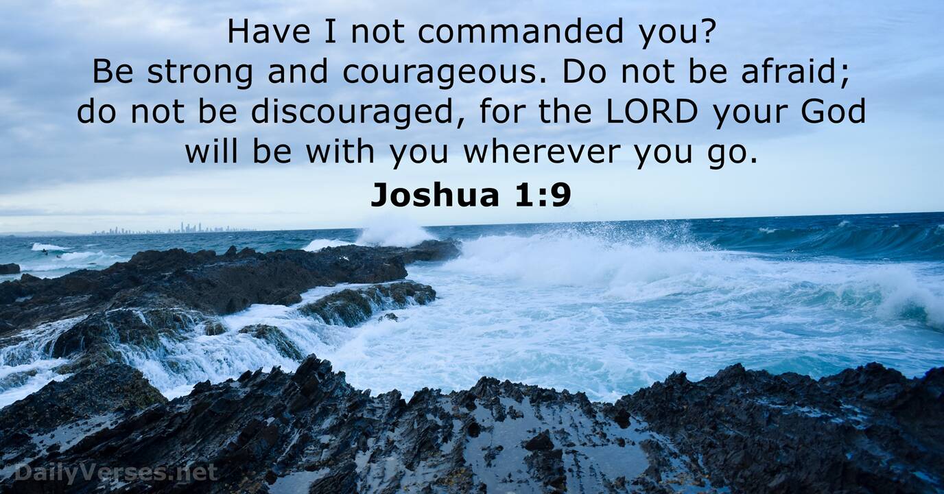 Joshua 1:9 - ESV - Bible verse of the day - DailyVerses.net