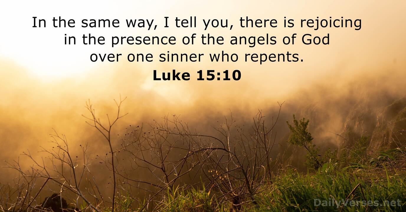 Luke 15 10 Bible Verse DailyVerses