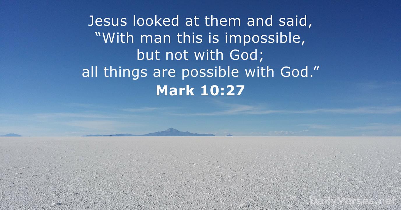 Mark 10 27 Bible Verse DailyVerses