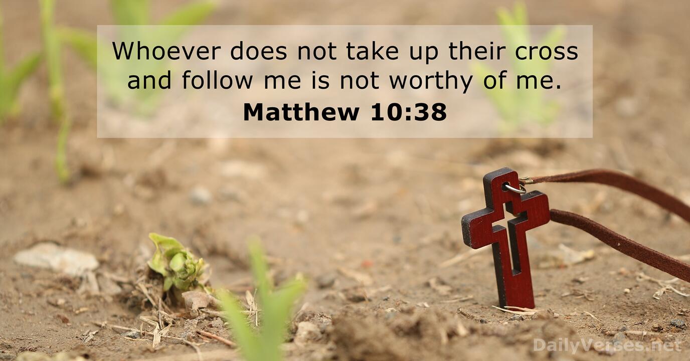 matthew 10 38