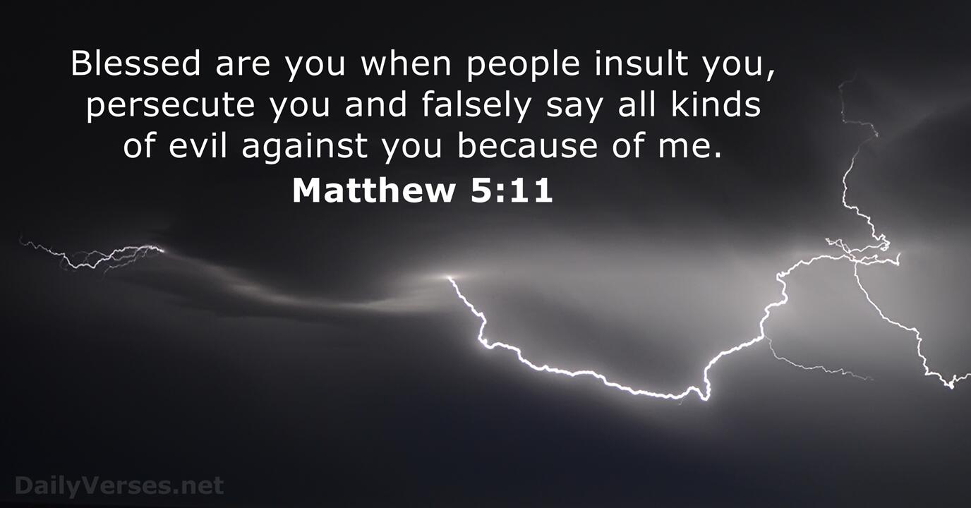 Matthew 5 11 Bible Verse DailyVerses