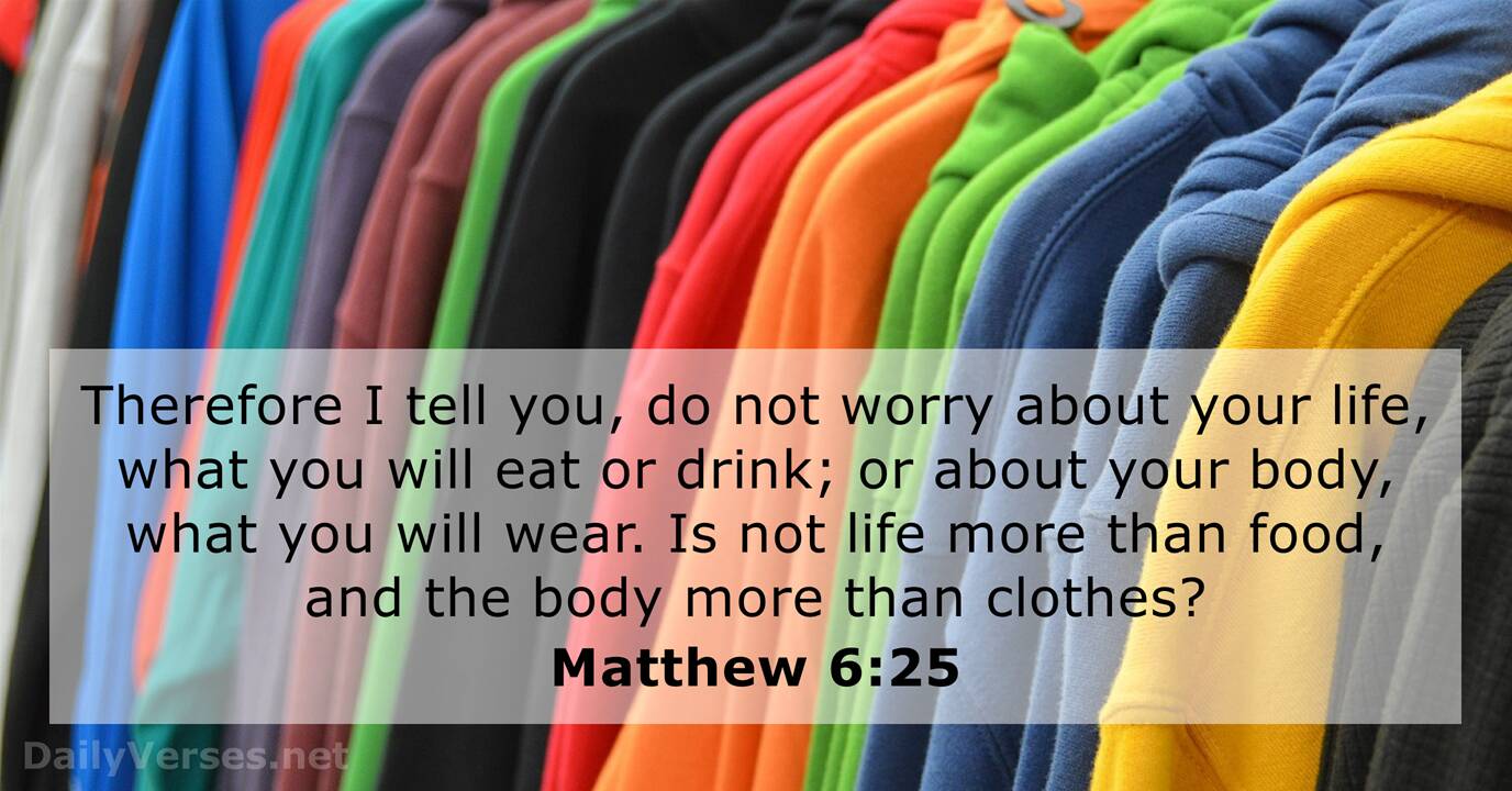 Matthew 6 25 Bible Verse DailyVerses