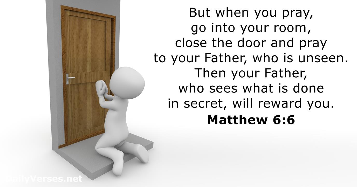 Matthew 6 6 Bible Verse DailyVerses