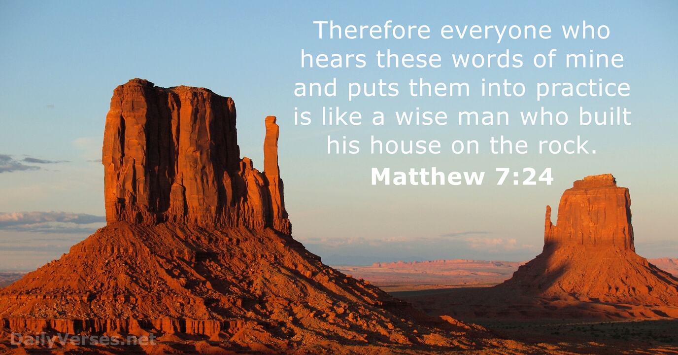 Matthew 7 24 Bible Verse DailyVerses