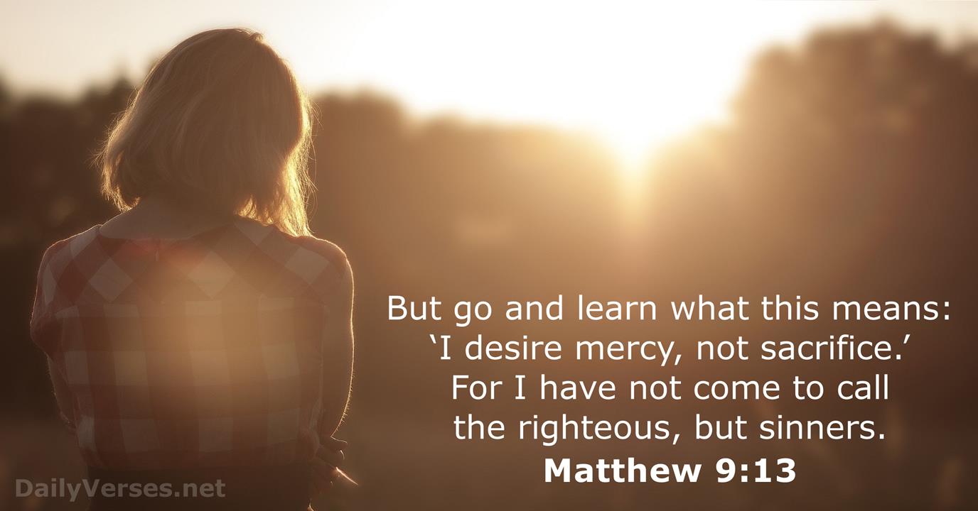 April 10 2016 Bible Verse Of The Day Matthew 9 13 DailyVerses