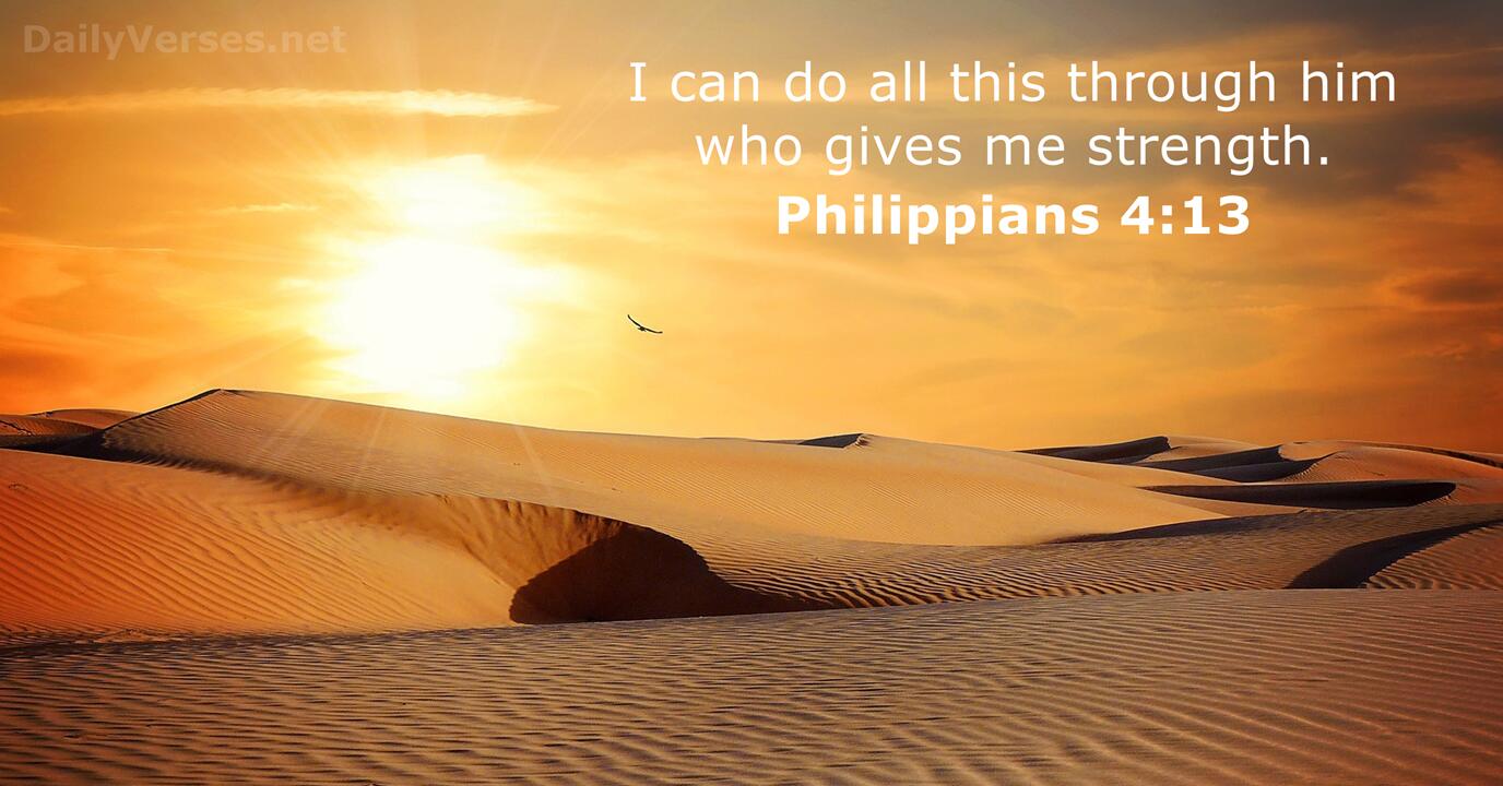 Philippians 4 13 KJV Bible Verse Of The Day DailyVerses