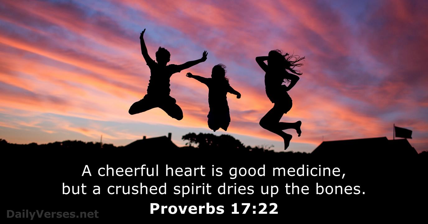 Proverbs 17 22 Bible Verse DailyVerses