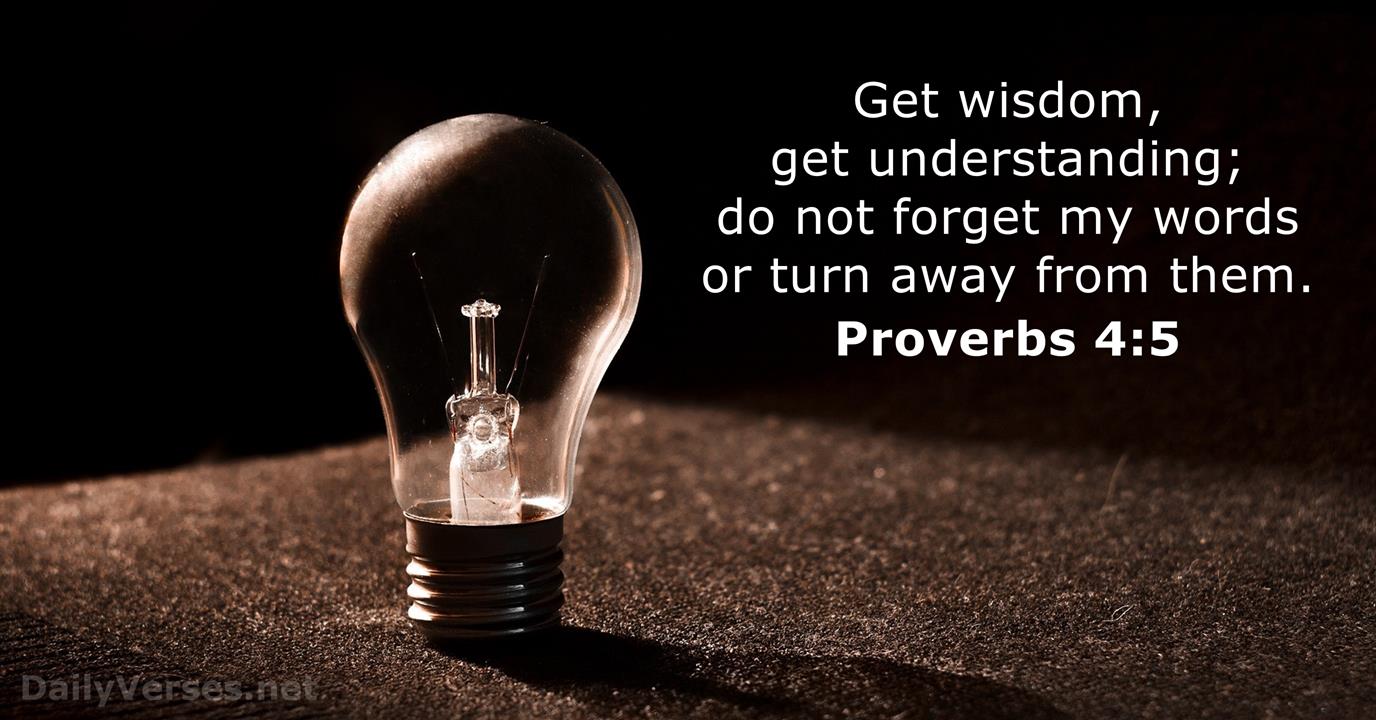 5 proverbs