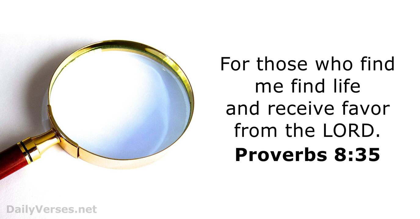 Proverbs 8:35 - Bible verse.