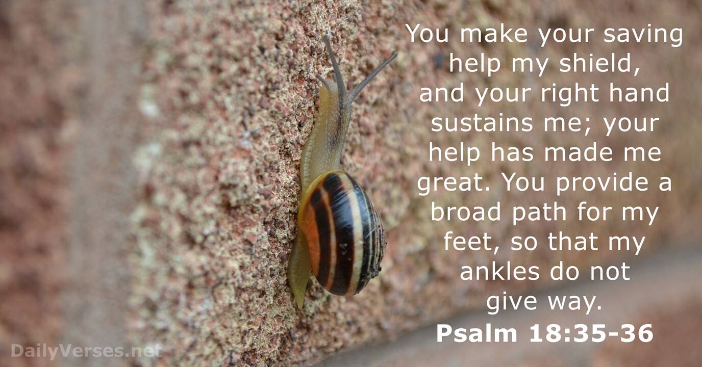 Psalm 18 35 36 Bible Verse DailyVerses