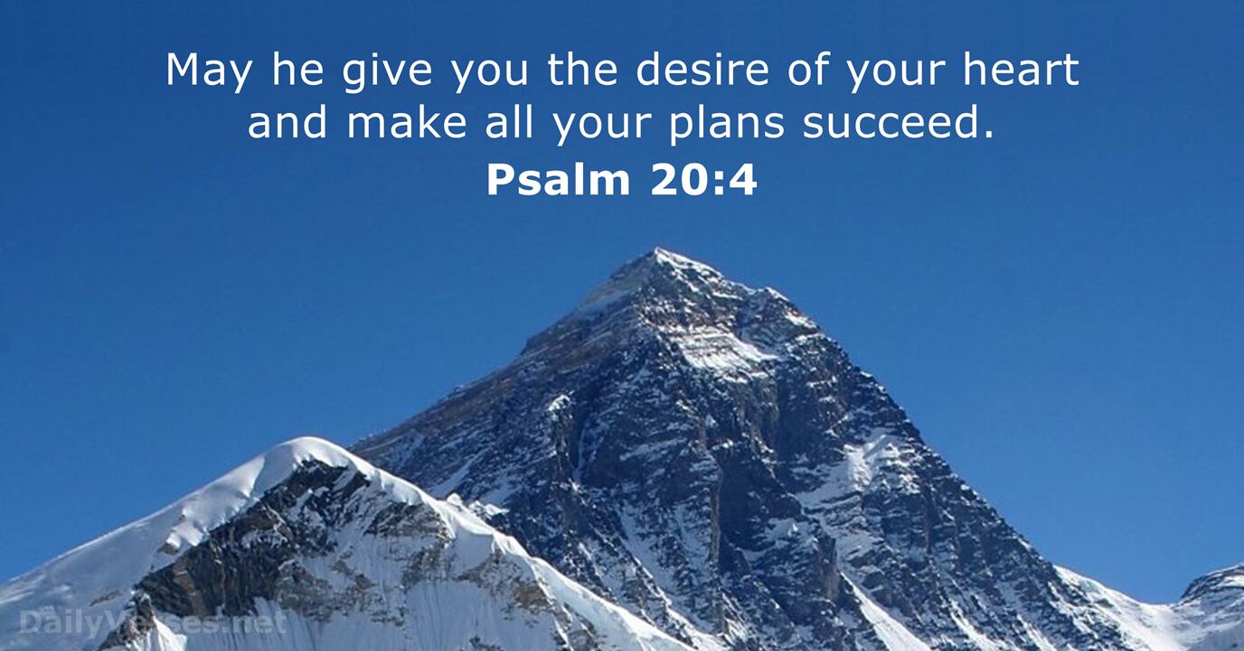 Psalm 20 4 Bible Verse DailyVerses