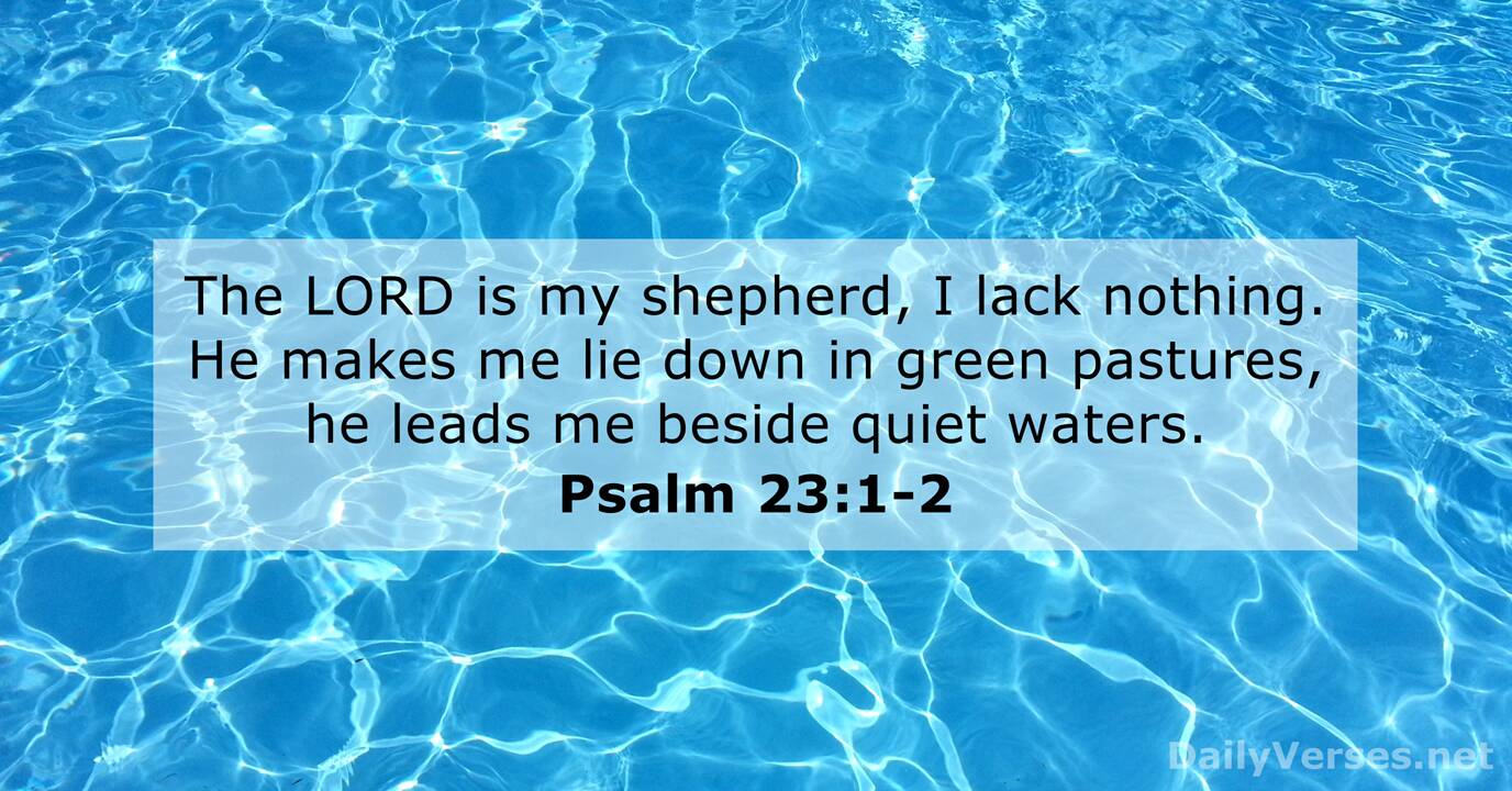Psalm 23 1 2 KJV Bible Verse Of The Day DailyVerses