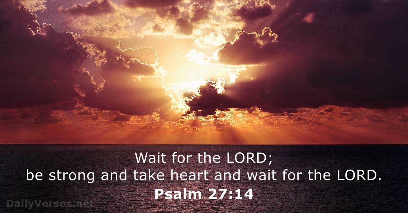 Psalm 27 14 Bible Verse DailyVerses