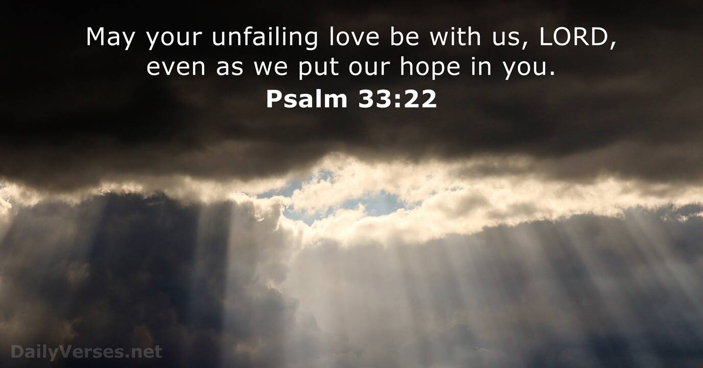 Psalm 33 22 Bible Verse DailyVerses