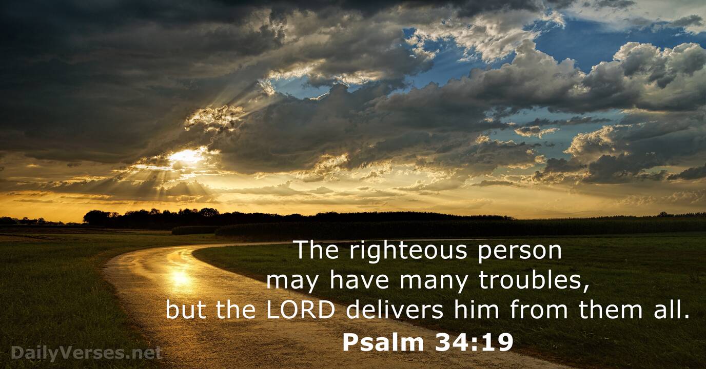 Psalm 34:19 - Bible verse - DailyVerses.net