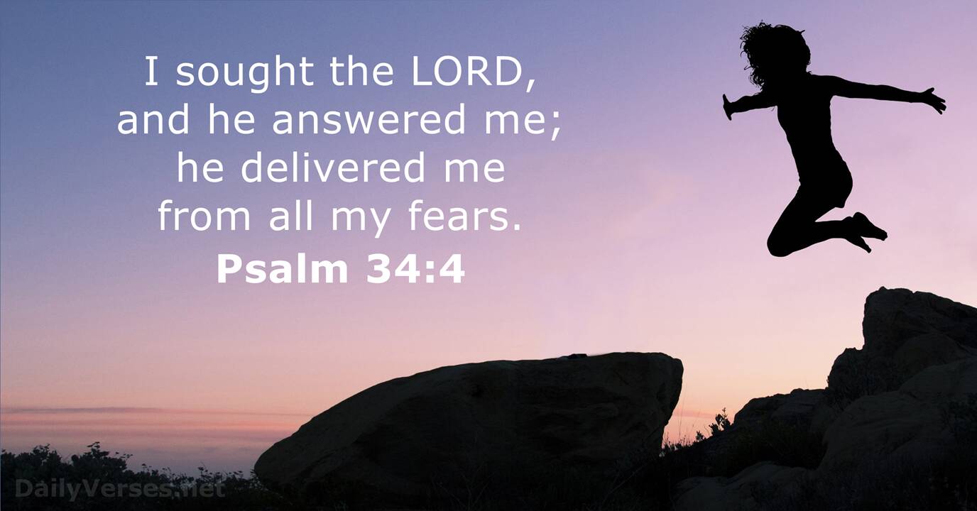 Psalm 34 4 Bible Verse DailyVerses