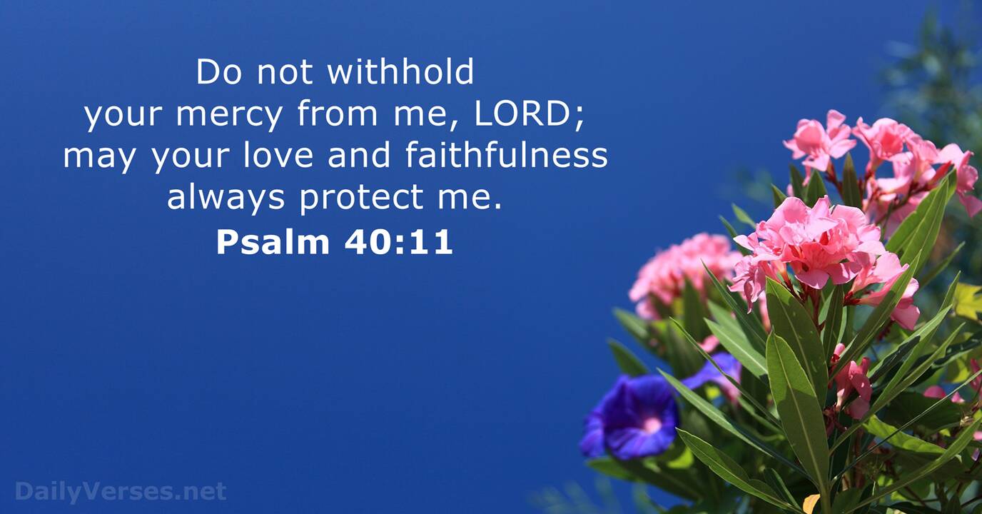 Psalm 40 Message Bible