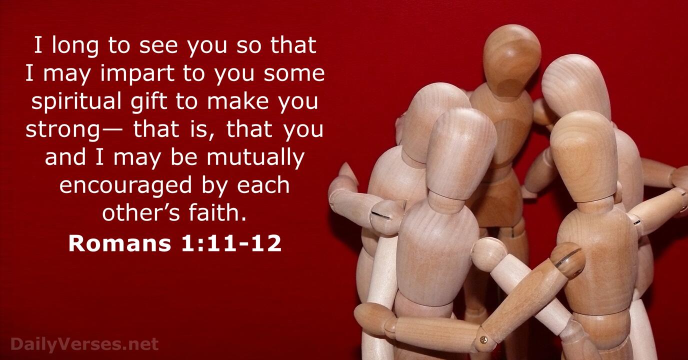 Romans 1 11 12 Bible Verse DailyVerses