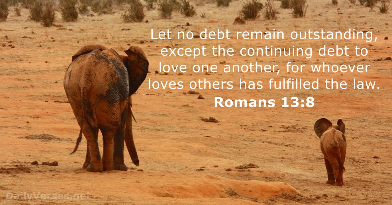 Romans 13 8 Bible Verse DailyVerses