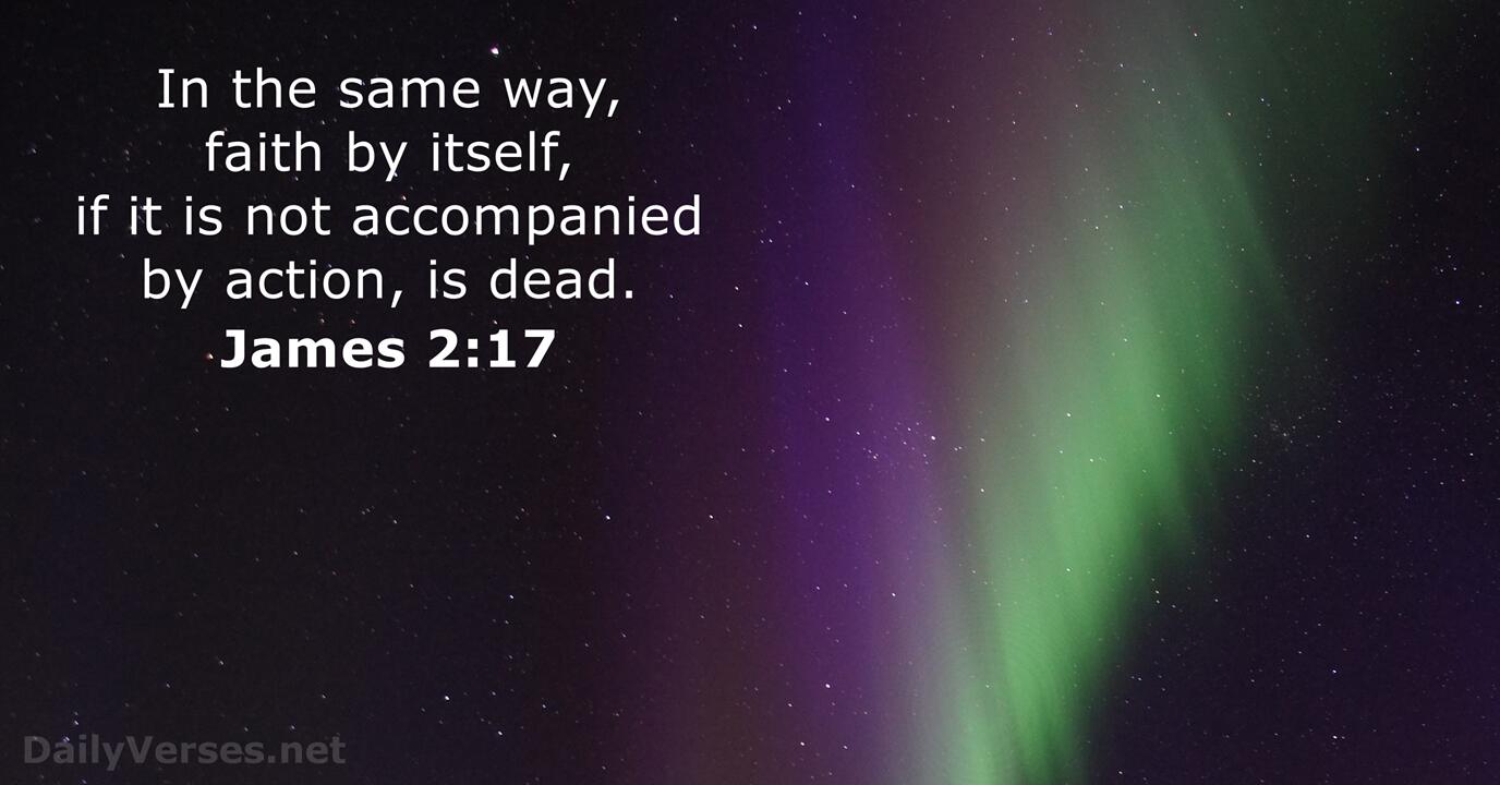 September 8 2015 Bible Verse Of The Day James 2 17