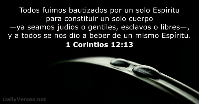 1 Corintios 12:13