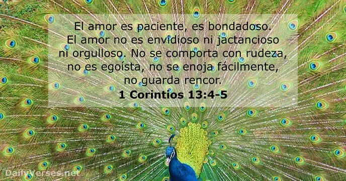 1 Corintios 13:4-5