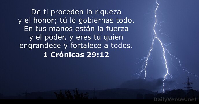 1-cronicas 29:12